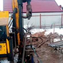 Бурение малогабаритной установкой в СНТ Мечта