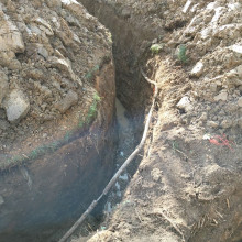 Обустройство скважины и монтаж септика в деревне Супонево